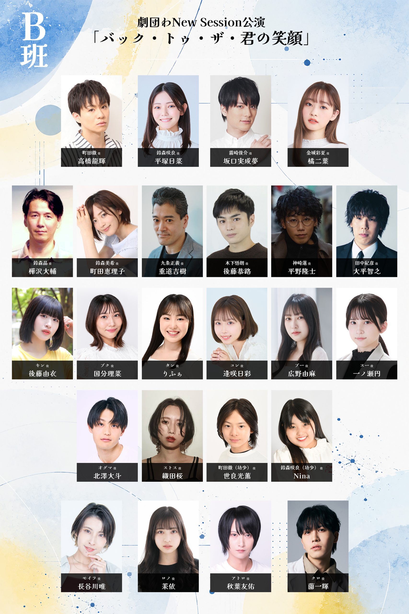 劇団わ NewSession公演『バック・トゥ・ザ・君の笑顔』特設サイト